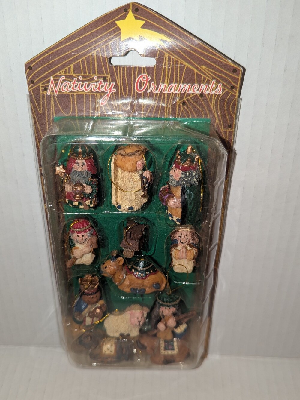 Vintage Kurt S. Adler Mini Nativity Ornaments Set (10 Pc) NIP